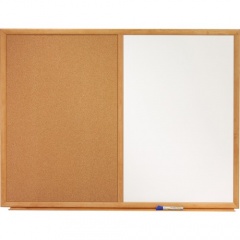 Quartet Standard Combination Whiteboard/Cork Bulletin Board (S553)