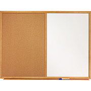 Quartet Standard Combination Whiteboard/Cork Bulletin Board (QRTS554)