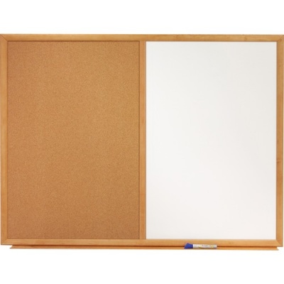 Quartet Standard Combination Whiteboard/Cork Bulletin Board (S554)
