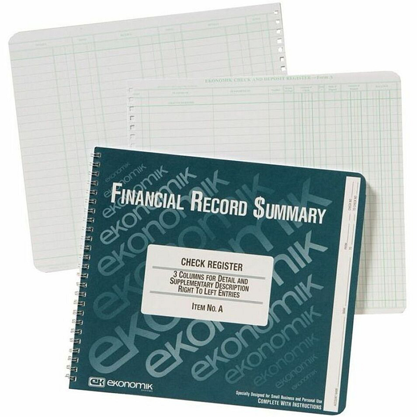 Ekonomik Check / Deposit Register (EKOA)