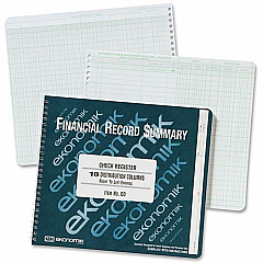 Ekonomik Check Register Forms (EKODD)