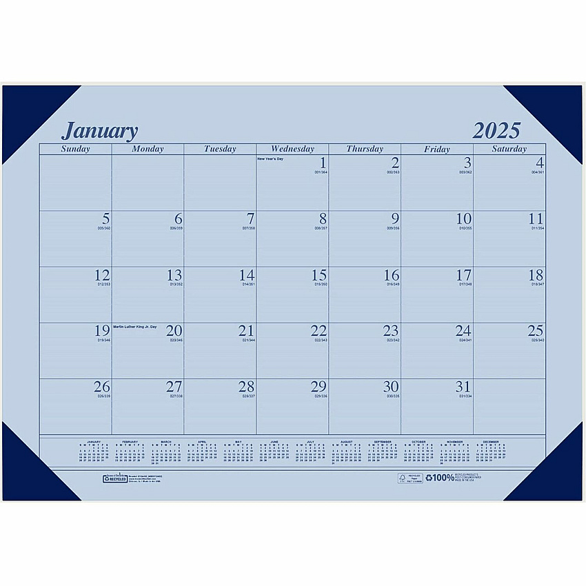 House of Doolittle Ecotones Compact Calendar Desk Pads (12473)