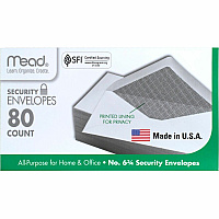 Mead White Security Envelopes (MEA75212)