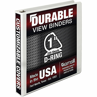 Samsill Insertable D-Ring Binder (16437)