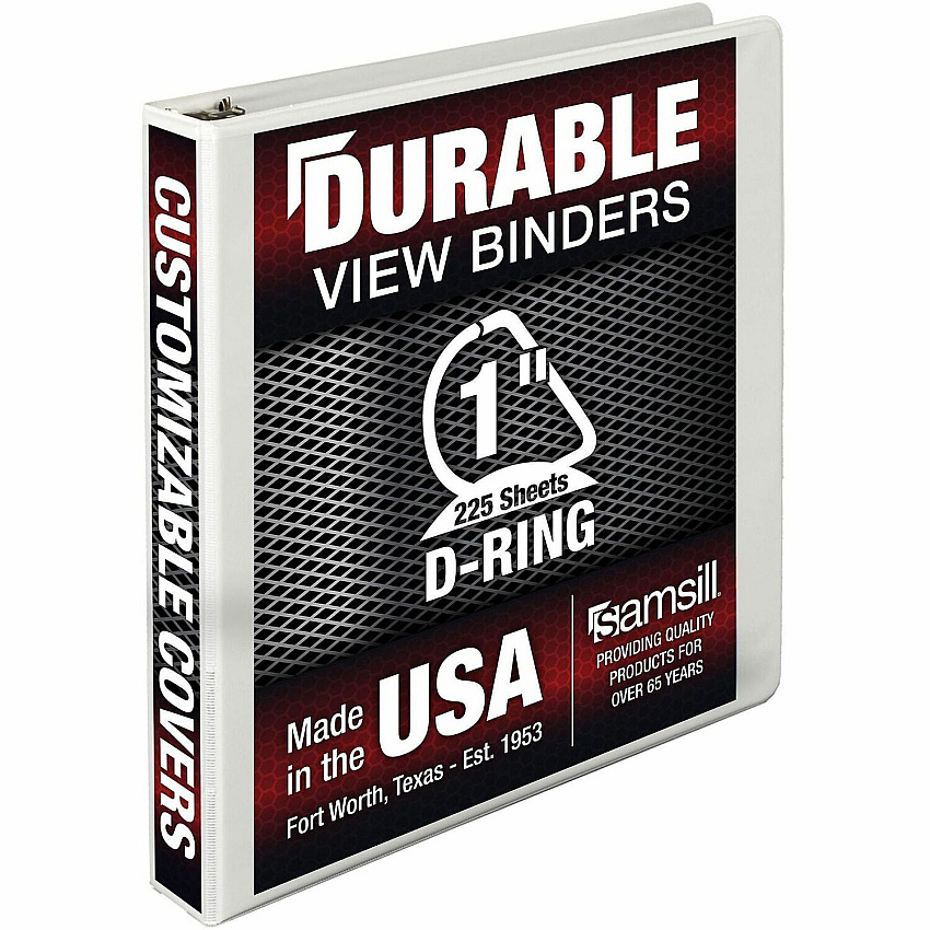 Samsill Insertable D-Ring Binder (16437)