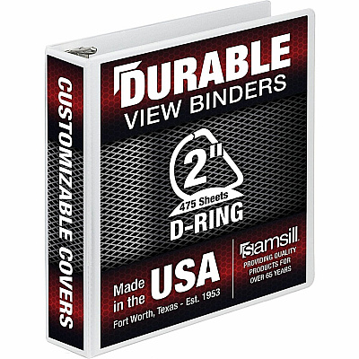 Samsill Insertable D-Ring Binder (16467)
