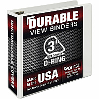 Samsill Insertable D-Ring Binder (16487)