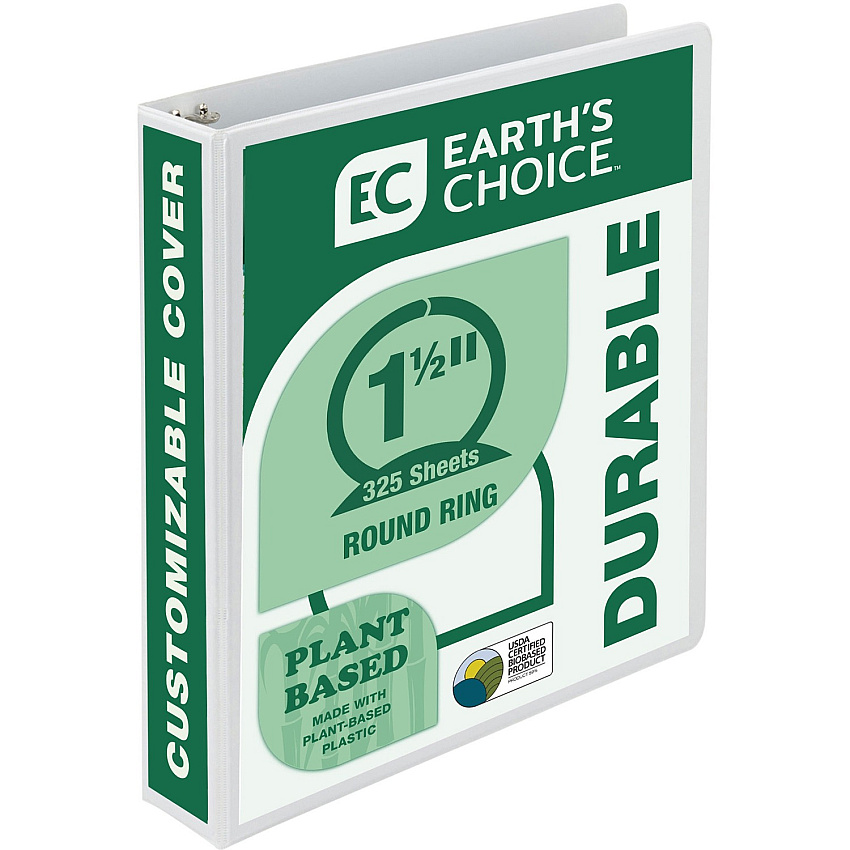 Samsill Earth's Choice Plant-based Durable View Binder (SAM18957)