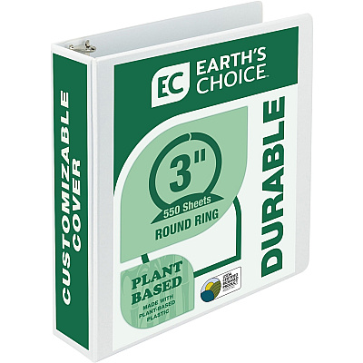 Samsill Earth's Choice Plant-based Durable View Binder (SAM18987)