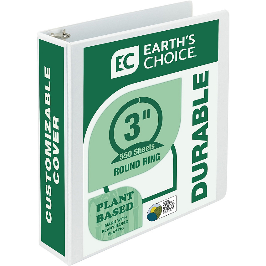 Samsill Earth's Choice Plant-based Durable View Binder (SAM18987)