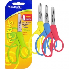 Westcott Junior Stainless Steel Blunt Tip Scissors (13130)