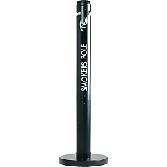 Rubbermaid Commercial Freestanding Smoker's Pole (RCPR1BK)