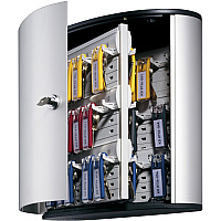 Durable Brushed Aluminum Keyed Lock 54-Key Cabinet (DBL195323)