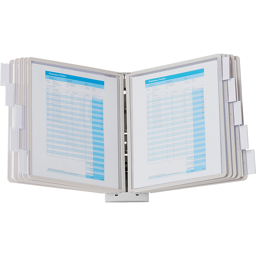 Durable SHERPA Wall Mounted Reference Display System (DBL554110)