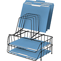 Fellowes Wire Double Tray with Step File (FEL72391)