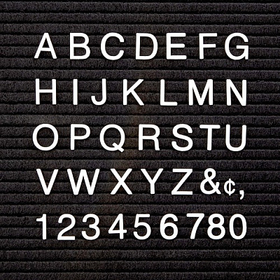 Quartet Felt Letter BoardCharacter Set (QRT4423)