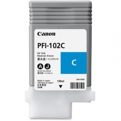 Canon PFI-102C Original Ink Cartridge (0896B001AA)