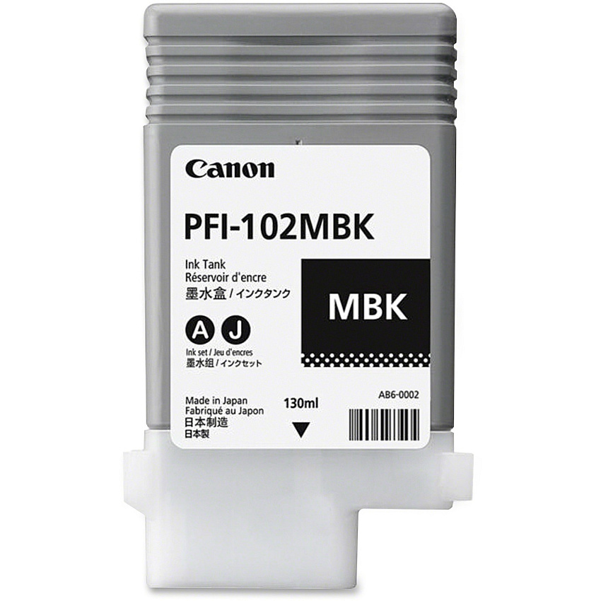 Canon PFI-102MBK Original Ink Cartridge (CNM0894B001AA)