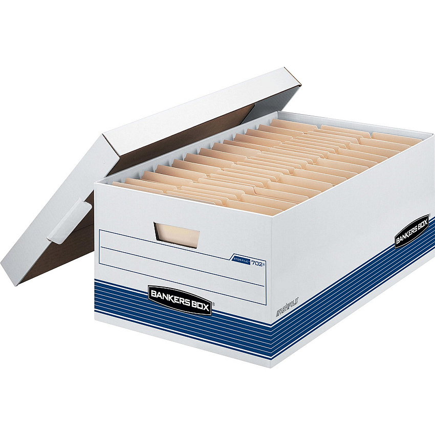 Bankers Box Stor/File Lift-Off Lid Medium-duty Legal Storage Box (FEL00702)