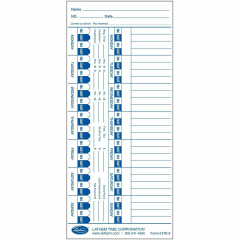 Lathem Universal Time Cards (E100)