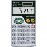 Sharp EL-344RB 10-Digit Handheld Calculator