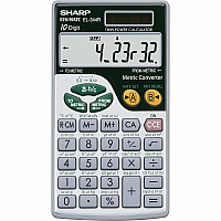 Sharp EL-344RB 10-Digit Handheld Calculator