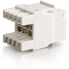 C2G Cat 5e Rj45 Keystone Jack White (03791)