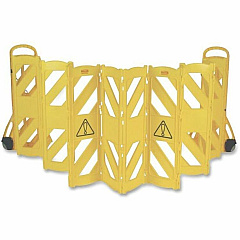 Rubbermaid Commercial Foldable Mobile Caution Barrier (RCP9S1100YW)