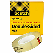 Scotch Permanent Double-Sided Tape - 1/2"W (MMM665121296)