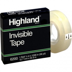 Highland 1/2"W Matte-finish Invisible Tape (6200121296)