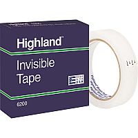 Highland 3/4"W Matte-finish Invisible Tape (MMM6200342592)