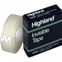 Highland 3/4"W Matte-finish Invisible Tape (6200341296)