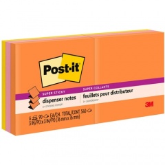 Post-it Super Sticky Dispenser Notes - Energy Boost Color Collection (R3306SSUC)