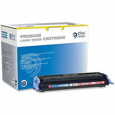 Elite Image Remanufactured Laser Toner Cartridge - Alternative for HP 124A (Q6003A) - Magenta - 1 Each (ELI75172)