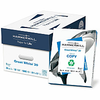 Hammermill Great White Recycled Copy Paper - White (HAM86700)
