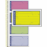 Adams 2-Part Carbonless Phone Message Books (ABFSC1153RB)