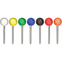 Gem Office Products Round Head Map Tacks (GEMMTA)