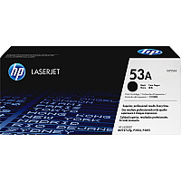 HP 53A (HEWQ7553A) Original Laser Toner Cartridge - Single Pack - Black - 1 Each