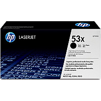 HP 53X (HEWQ7553X) Original High Yield Laser Toner Cartridge - Single Pack - Black - 1 Each