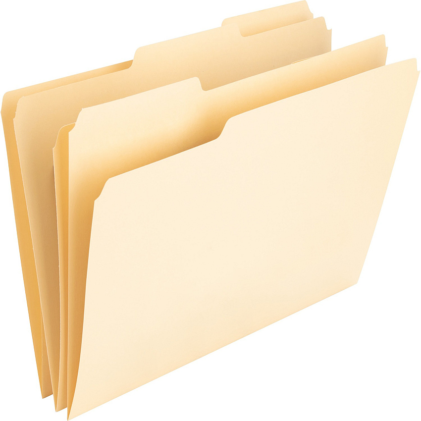Nature Saver 1/3 Tab Cut Letter Recycled Top Tab File Folder (NAT00836)