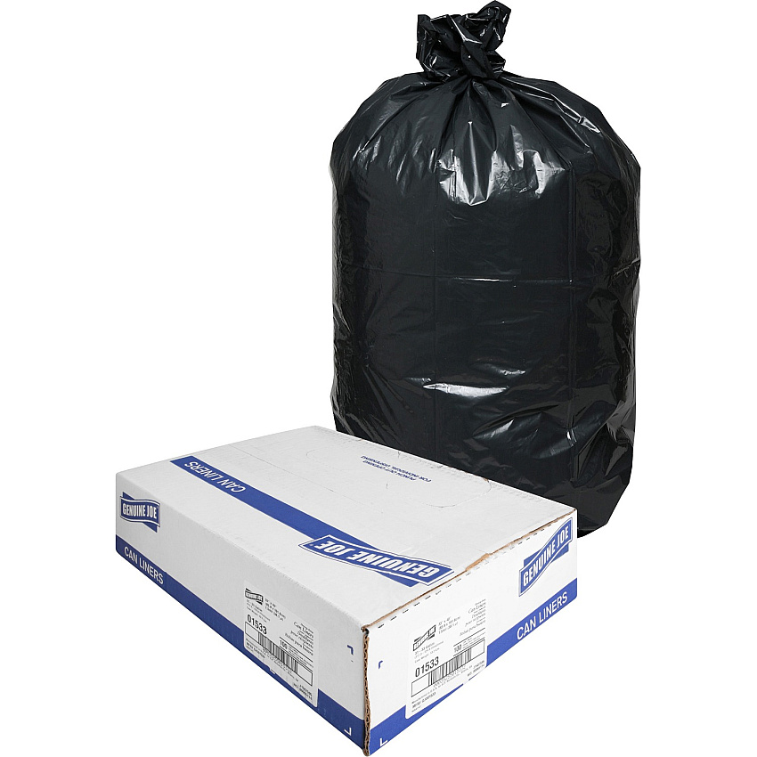 Genuine Joe Heavy-Duty Trash Can Liners (GJO01533)