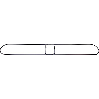 Genuine Joe Clip-On 36" Dust Mop Frame (GJO02309)