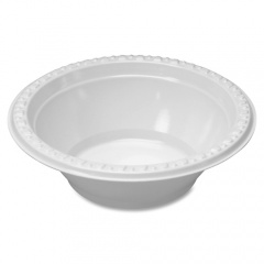 Tablemate Plastic Dinnerware Bowls (5244WH)
