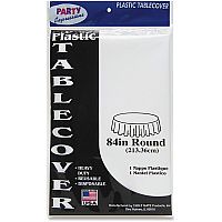 Tablemate Table Set Round Tablecovers (TBL84WH)