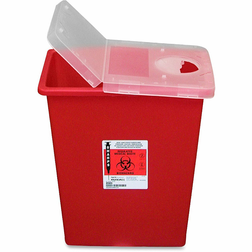 Covidien Kendall Sharps Containers with Hinged Lid (CVDSSHL100980)