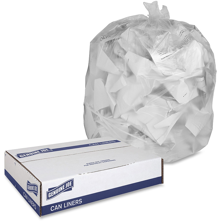 Genuine Joe Economy High-Density Can Liners (GJO70010)