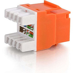 C2G Cat5e Keystone Jack Orange (03795)