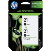 HP 21 2-pack Black Original Ink Cartridges (C9508FN)