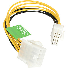 StarTech 8in Eps 8 Pin Power Extension Cable (EPS8EXT)