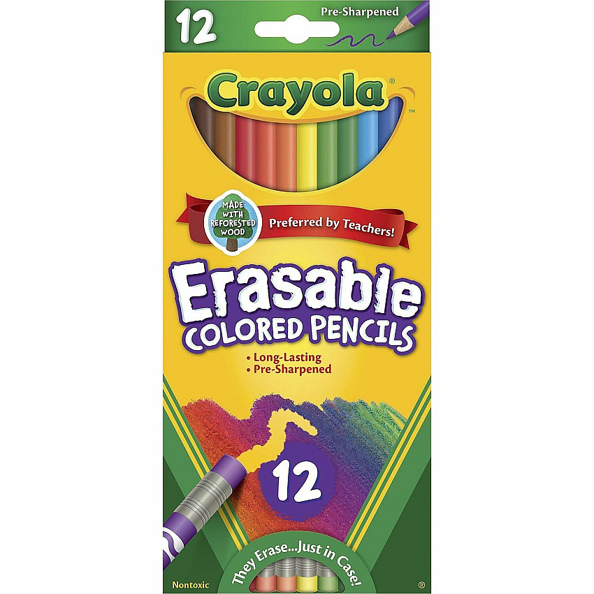 Crayola Erasable Colored Pencils (CYO684412)